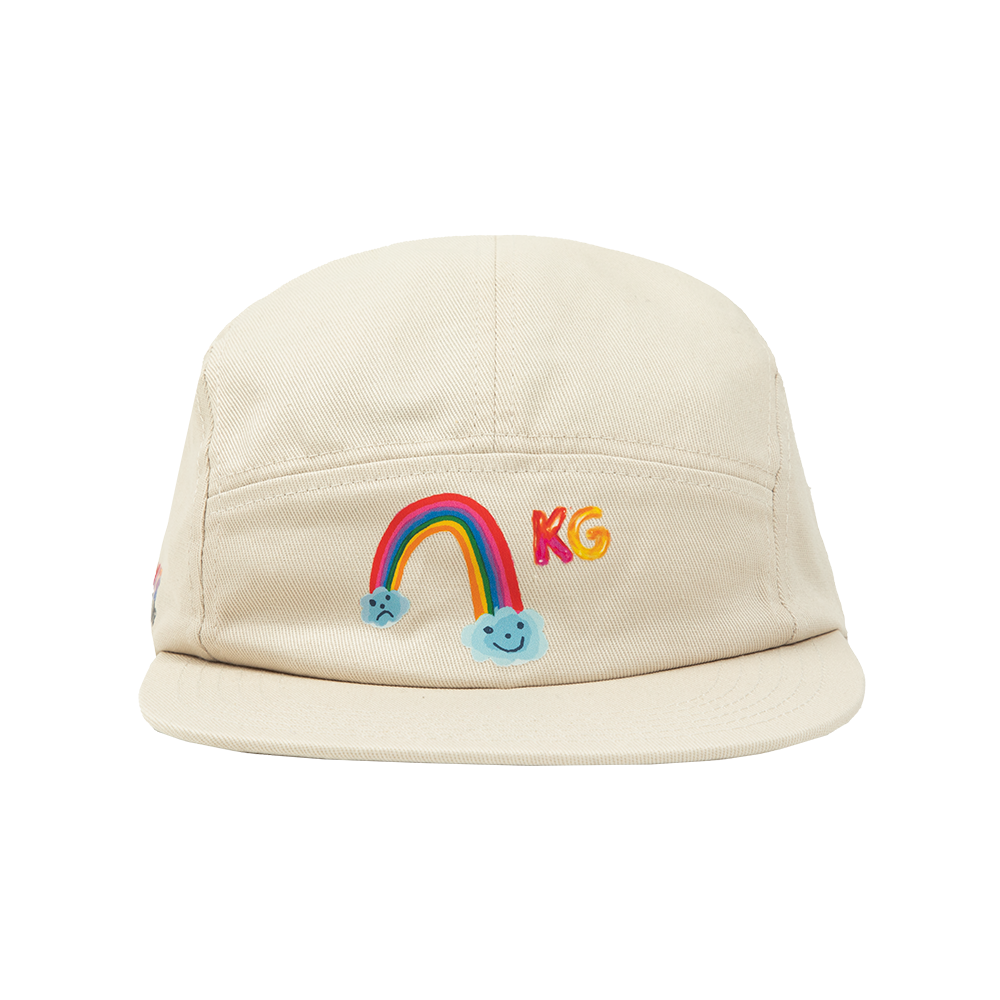 MSB Tour 2023 Rainbow Ivory 5 Panel Hat Front 