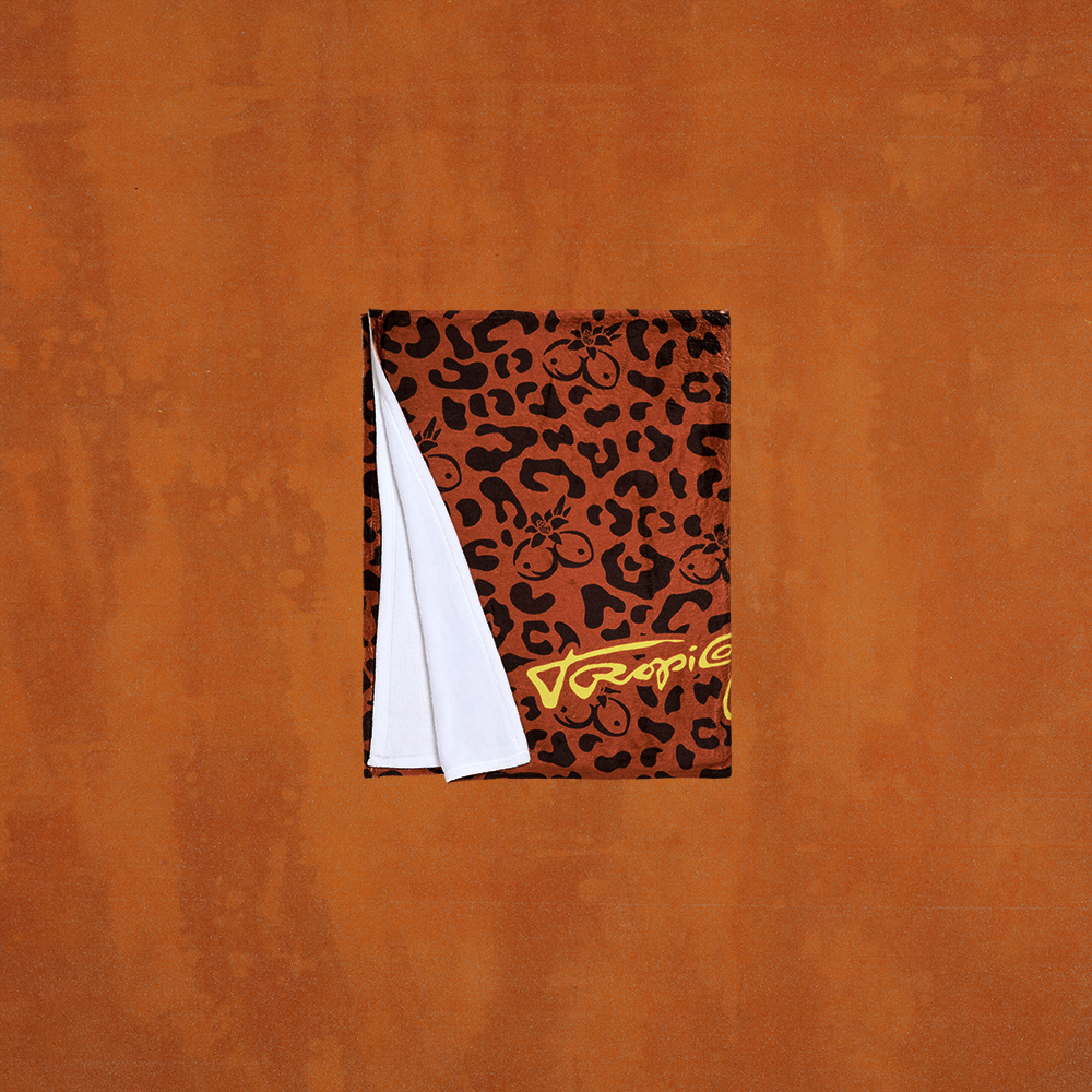 Tropicoqueta Animal Print Blanket Folded