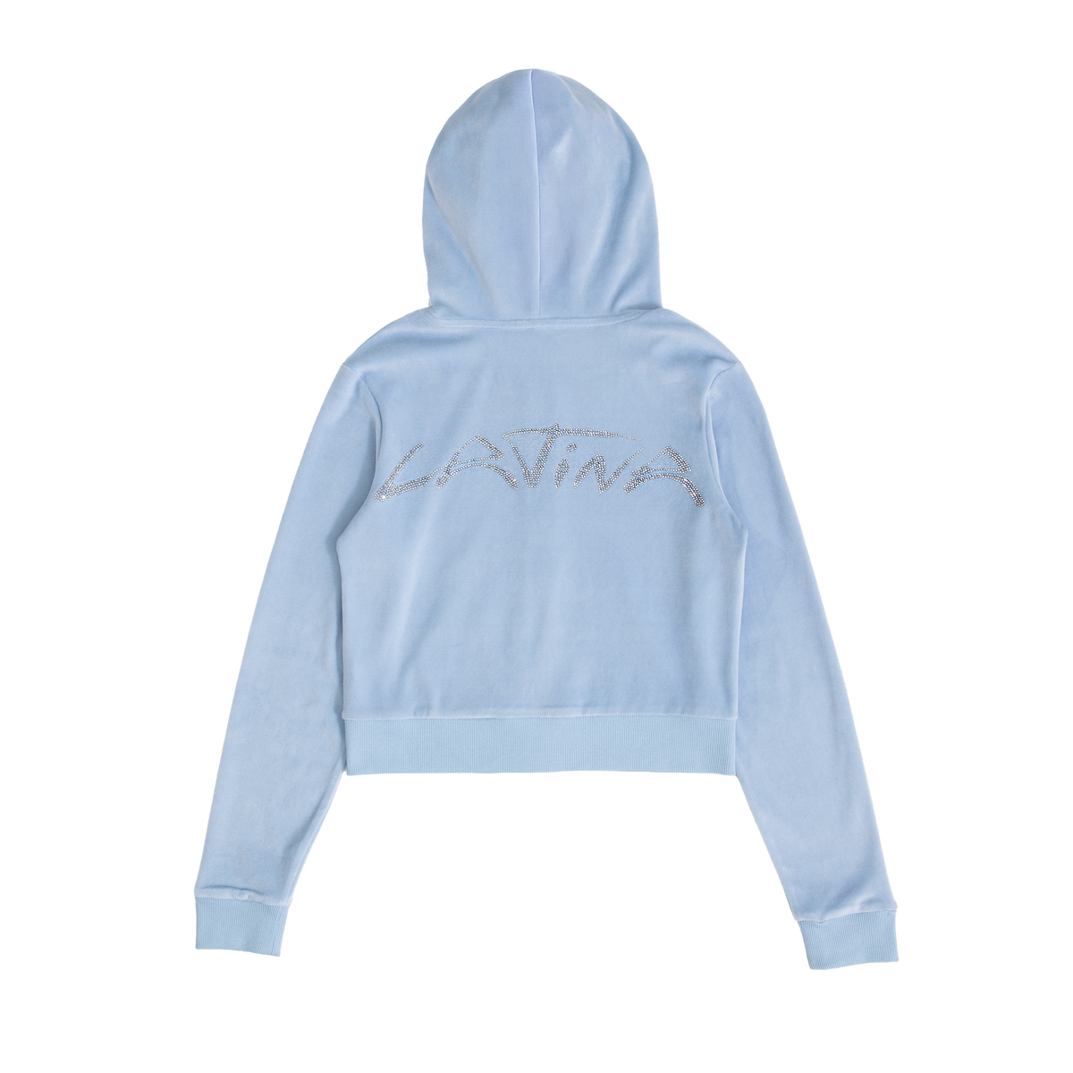 Latina Foreva Velour Zip Back