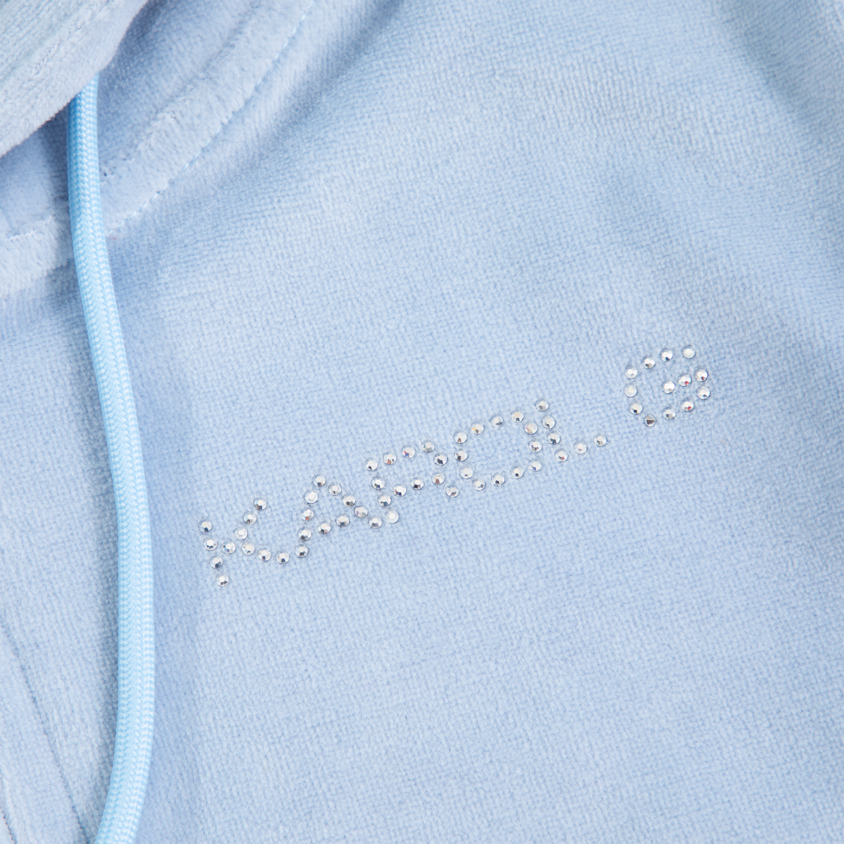 Latina Foreva Velour Zip Front Detail